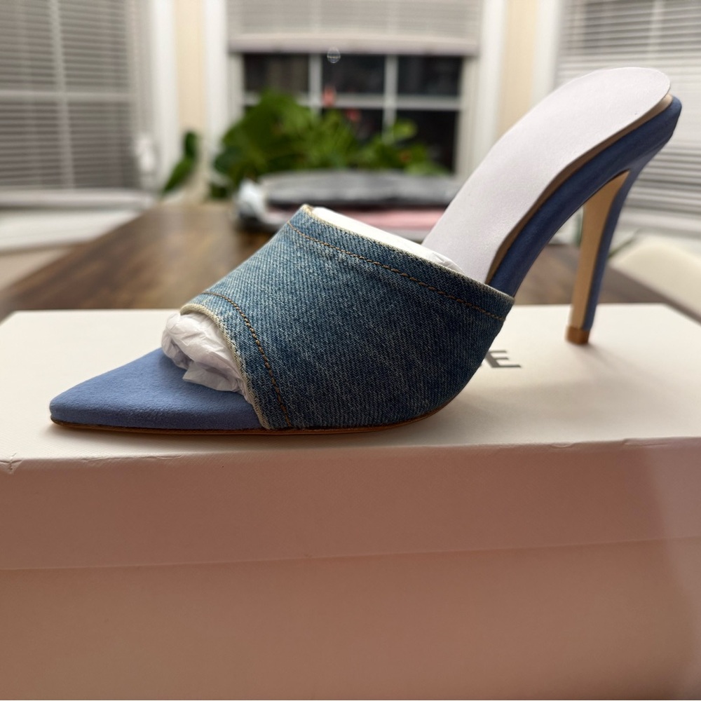 Lolita Denim Blue Heels
